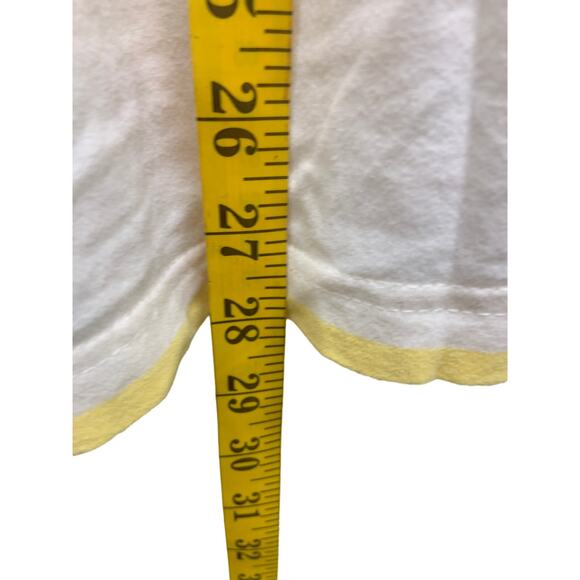 Abercrombie & Fitch Yellow Striped White Moose Logo Muscle Polo V-neck SS Size S - Picture 6 of 6